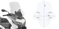 Givi -tuulisuoja, spoileri, BMW C400GT 19-