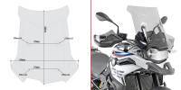 Givi -tuulisuoja, spoileri, BMW F850GS 18-23, savu