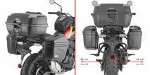 Givi Monokey -sivutelineet, Royal Enfield Guerrilla 450 24