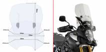 Givi -tuulisuoja, Air Flow, Suzuki DL1000 V-Strom 14-19