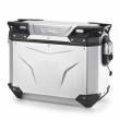 Givi Monokey Trekker Outback EVO 37 -sivulaukku, anodisoitu (vasen)