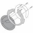 Givi Tanklock BF51 -kiinnike, KTM 390 Adventure 20-