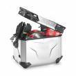Givi Monokey Trekker Outback EVO 48 -sivulaukku, anodisoitu (vasen)