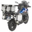 Givi Monokey Trekker Outback EVO 37 -sivulaukku, alumiini (oikea)