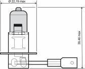 Polttimo, H3, 12V 55W, kirkas