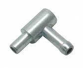 Letkuliitin, 90-ast., 7mm letkulle (6mm kiinnitys)