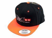 Stage6 -lippalakki, Snapback, musta/oranssi