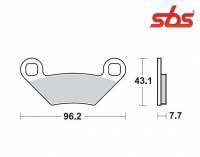 SBS -jarrupalat, sinter offroad, 899SI