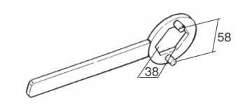 Buzzetti -väännin kytkimen mutterille, Minarelli/Peugeot (38mm)
