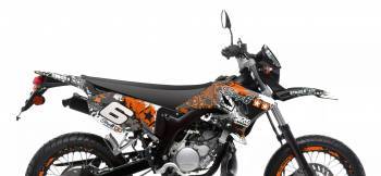 Stage6 -tarrasarja, Yamaha DT, Graffiti, oranssi/valkoinen