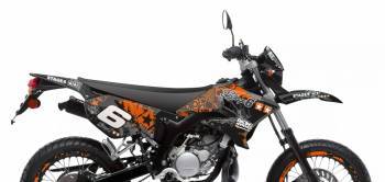 Stage6 -tarrasarja, Yamaha DT, Graffiti, oranssi/musta