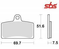 SBS -jarrupalat, sinter, Aprilia RS4 (189MS, 821HS)