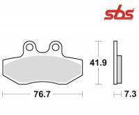 SBS -jarrupalat, ceramic, Aprilia RX50 06-14 (186HF, 817HF)