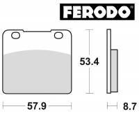 Ferodo Platinum -jarrupalat, etu/taka (SBS 577)