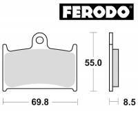 Ferodo Platinum -jarrupalat, etu/taka (SBS 624)