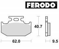 Ferodo Platinum -jarrupalat, taka (SBS 648)