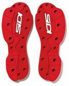 Sidi Crossfire 2 SRS Supermoto Sole -vaihtopohjat, punainen