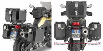 Givi Trekker CAM -sivutelineet, BMW F850GS 18-23