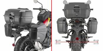 Givi Monokey -sivutelineet, Royal Enfield Guerrilla 450 24