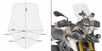 Givi -tuulisuoja, spoileri, BMW G310GS 17-