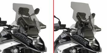 Givi -tuulisuoja, spoileri, BMW R1300GS 24-, savu