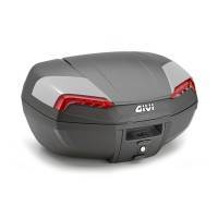 Givi Monolock E46 Riviera -perälaukku, musta/hopea