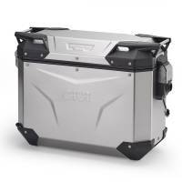 Givi Monokey Trekker Outback EVO 37 -sivulaukku, alumiini (vasen)