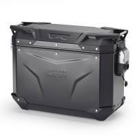 Givi Monokey Trekker Outback EVO 37 -sivulaukku, musta (vasen)