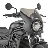 Givi -tuulisuoja, spoileri, Kawasaki Eliminator 500 24, savu