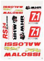 Malossi -tarrasarja, 25x35cm