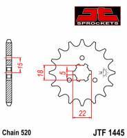 JT -hammasratas, etu, JTF 1445.12