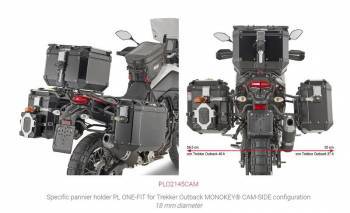Givi Trekker CAM -sivutelineet, Yamaha Tenere 700 21-