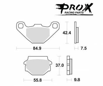 ProX -jarrupalat, sinter offroad, 37.105002