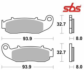 SBS -jarrupalat, ceramic, Fantic Caballero eteen (217HF)