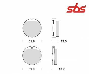 SBS -jarrupalat, ceramic, 501HF