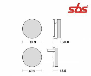 SBS -jarrupalat, ceramic, 502HF