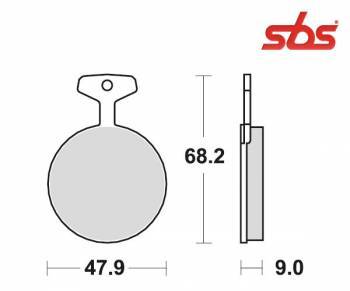 SBS -jarrupalat, ceramic, 504HF