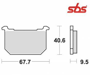 SBS -jarrupalat, ceramic, 540HF