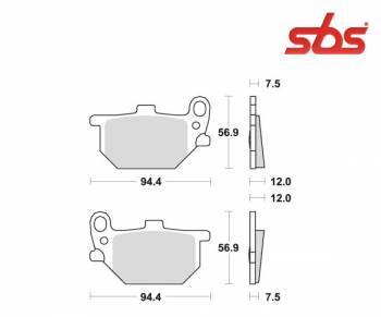 SBS -jarrupalat, ceramic, 545HF