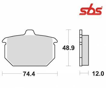 SBS -jarrupalat, ceramic taka, 549HF