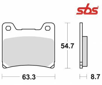 SBS -jarrupalat, sinter, 555HS