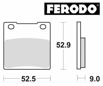 Ferodo Platinum -jarrupalat, etu/taka (SBS 556)