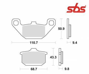 SBS -jarrupalat, sinter, 557HS