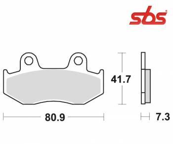 SBS -jarrupalat, sinter offroad, 558SI