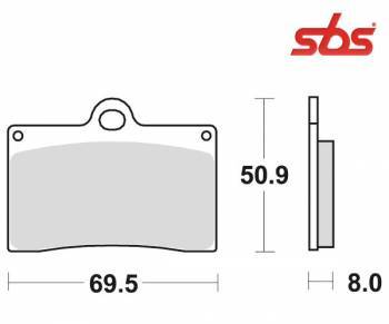 SBS -jarrupalat, dual carbon, 566DC