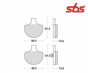 SBS -jarrupalat, ceramic, 579HF