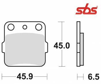 SBS -jarrupalat, sinter offroad, 584SI