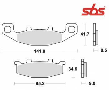 SBS -jarrupalat, ceramic, 597HF