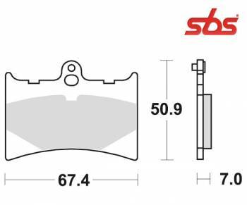 SBS -jarrupalat, ceramic, 601HF