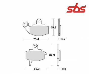 SBS -jarrupalat, ceramic, 602HF